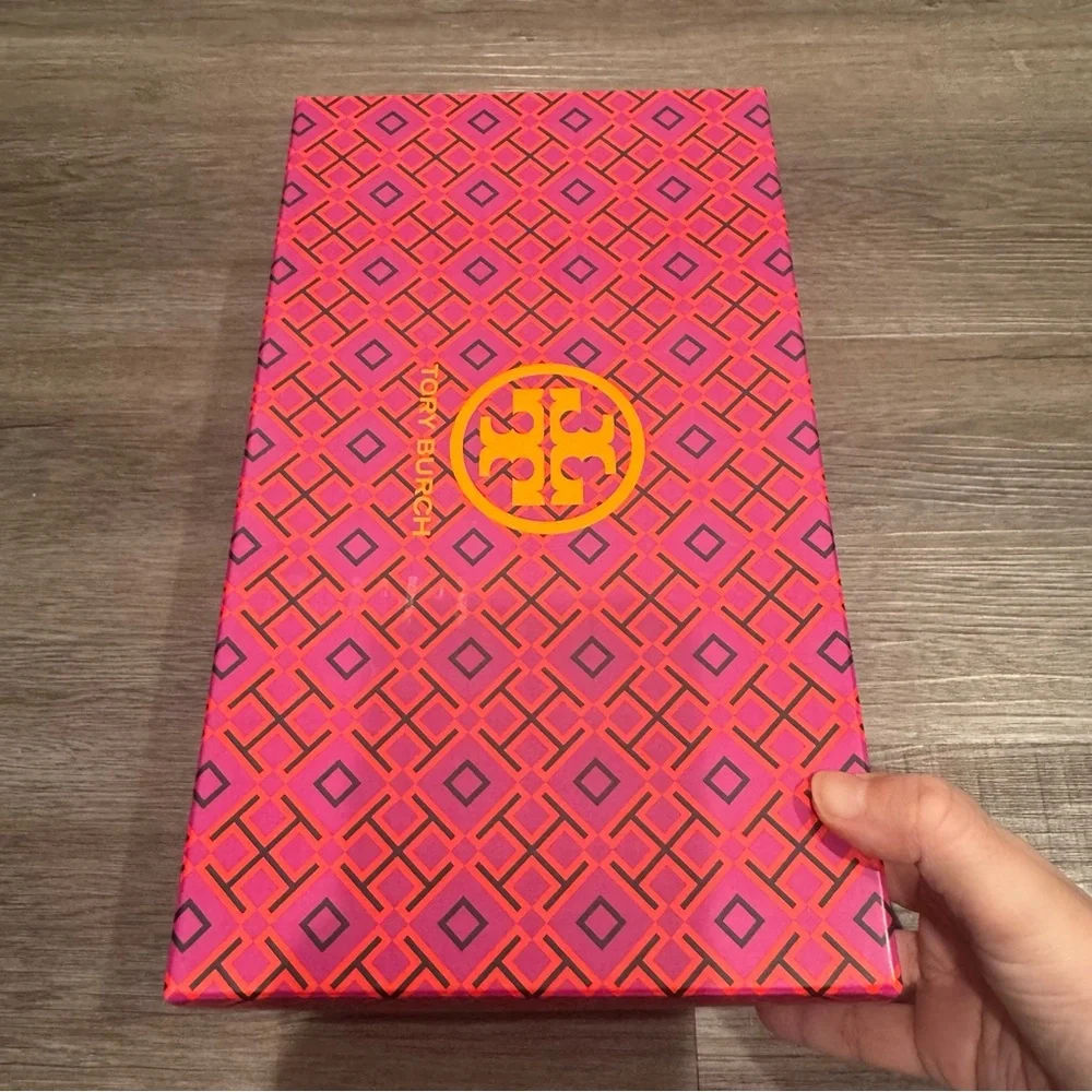Tory Burch Miller Geo Logo Printed Leather Sandals